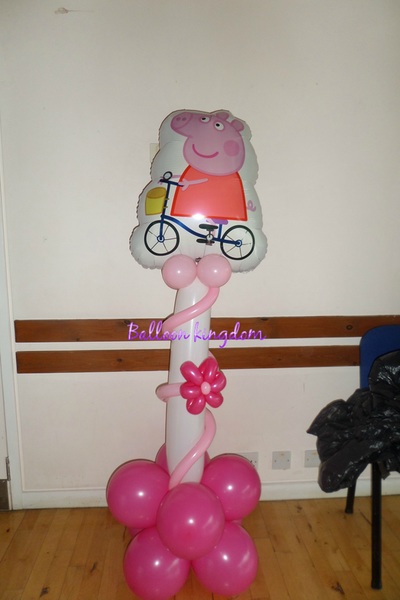 peppa pig balloon sculpture 